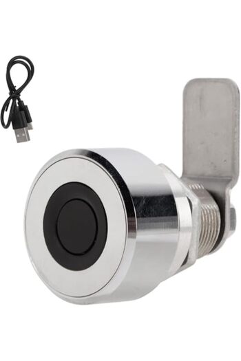 Generic CT22FB Fingerprint Lock, USB Charging 0.5 Seconds Recognition Locks for Drawers Office Cabinets