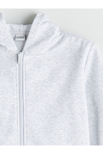 LC Waikiki Lcw Long Sleeve Girl's Thick Zippered Sweatshirt (W5)