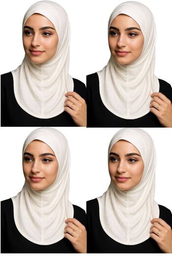 ALDAYER 4 Pieces Ninja Bone Neck Collar Lycra Sports Cap