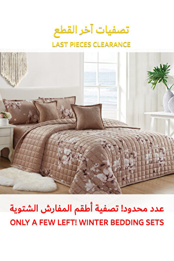 Generic Soft Velvet Comforter set, 4 Pcs Soft Bedding Set, Single Size 160x210cm