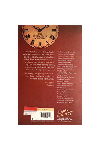 Harper Collins The Seven Dials Mystery