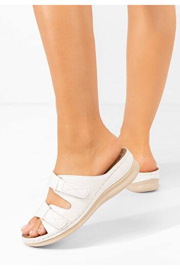 B T Shoes Ανατομικεσ παντοφλεσ Raquela λευκά