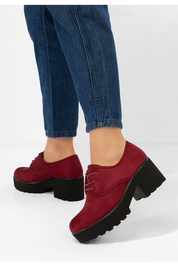 B T Shoes Faylora lace-up heeled shoes in dark green