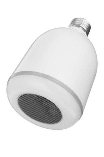 Generic LED Lamp With Portable Speaker For Quran Recitation White