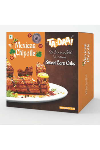 Tadaa TA-DAA Mexican Chipotle Marinated & Steamed Sweet Corn Cobs - 450 g x 2
