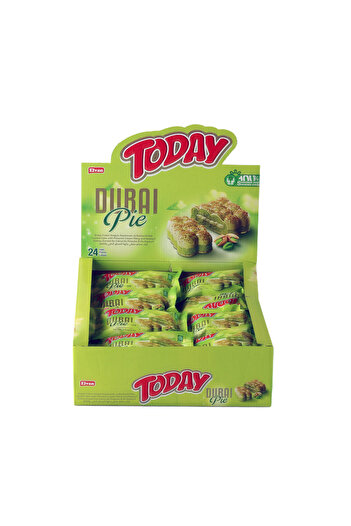 Today Dubai Pie Antep Fıstıklı Kadayıflı Kek 40 Gr. 24 Adet (1 Kutu)