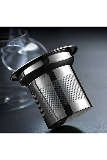 NEOFLAM 600ML BORO GLASS TEA POT W/SS INNER