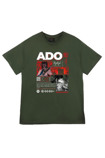 fame-stoned Ado Japon - K-Pop - Rock - Music Printed Unisex 100% Cotton Khaki T-Shirt