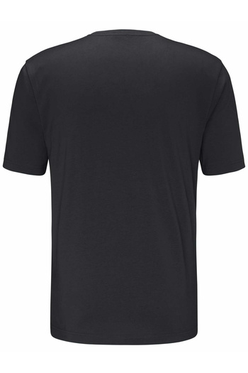 Fynch-Hatton Rundhals T-Shirt für Herren in schwarz