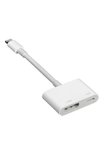 Generic 2 In1 Lighting To HDMI Adapter For iPad and iPhone white
