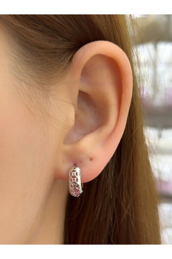 BY YASİN TOPÇU Honeycomb Twinkle Mini Ring 🤍 🐝   (Silver Steel)