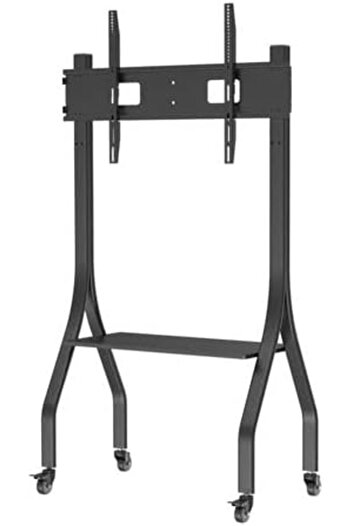 HAMOOD TV SA Classic Heavy Duty TV Cart, Steel Material, Black Color