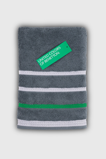 Benetton Home Рушник для ванної кімнати, рушник для рук і обличчя, сірий, 100% бавовна, 50x90 см
