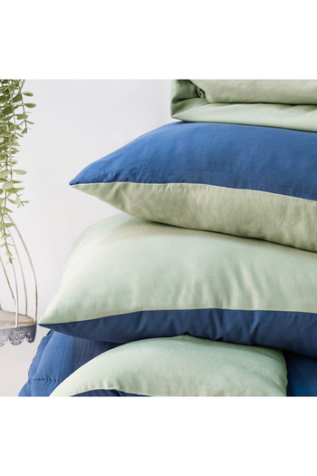 Schafer Home Softy Comfort Yorgan Seti 4 Parça-İndigo/Su Yeşili