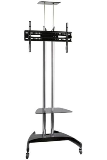 HAMOOD TV SA Classic TV Stand with Wheels for Flat Screen TVs LED LCD from 32 to 75 Inches HAM-133