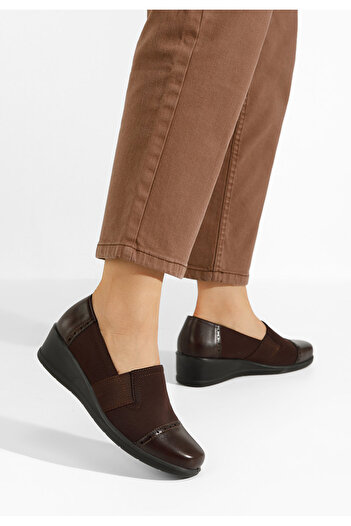 B T Shoes Casual shoes with platform Galesia brown