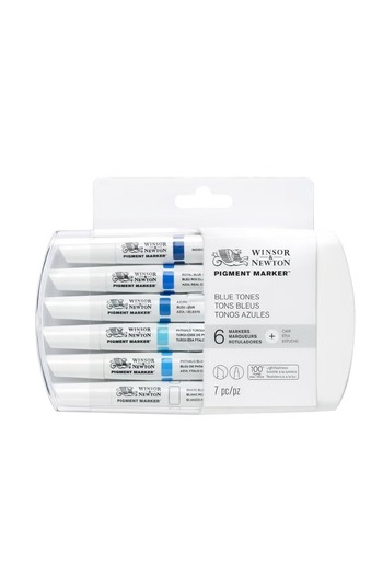 Winsor and Newton Pigment Blue Tones Graphic Art Marker