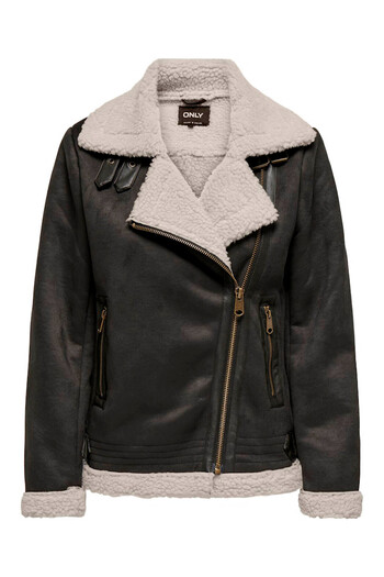 ONLY Γυναικείο παλτό Onlnewdiana Life Aviator Brown 15304775