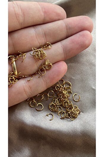 roshel 10 Adet Kolye Bileklik için Halka 0.7 x 5 mm