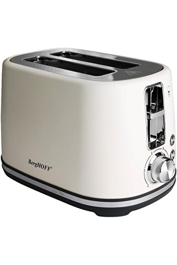 STOREMAX Gem Concept 2 Slice Toaster – 1000 W, Stainless Steel Housing |   Vanilla Cream 1088605