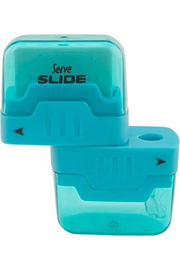 STOREMAX Slide Eraser Pencil Sharpener Blue Single 1088605