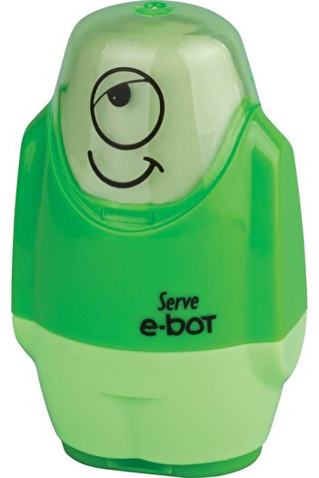 STOREMAX E-Bot Eraser Pencil Sharpener Highlighter Green 1088605