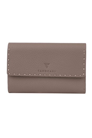 TANGCARF Noa Women's Wallet Genuine Leather Magnetic Zipper Wallet Card Holder