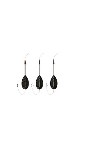 OEM Set 3 Monturi Method Feeder Long Cast, 60gr, carlig nr 12, Spin