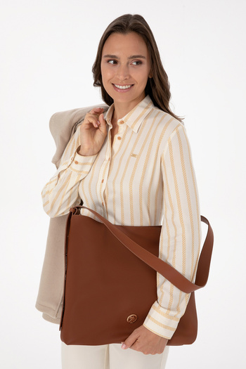 U.S. Polo Assn. Women's Tan Shoulder Bag 50317825-Vr099