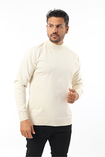 Rodrigo Men's Non-Pilling Standard Fit Half Turtleneck Knit Sweater