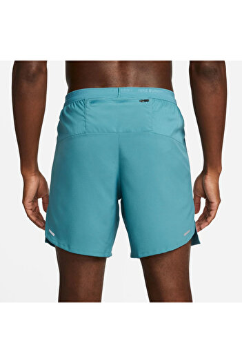Nike Stride Men's Dri-FIT 18cm (approx.) Brief-Lined Running Shorts Mavi Erkek Şort