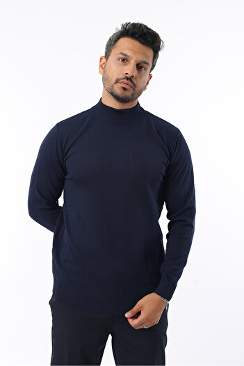 Rodrigo Men's Non-Pilling Standard Fit Half Turtleneck Knit Sweater