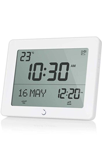 ALFAJR Al-Fajr Office Clock with Five Multiple Azan Sounds CF-19