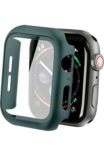 ICS Protective Case For Apple Watch Series 6/5/4/SE 44mm Green/Clear