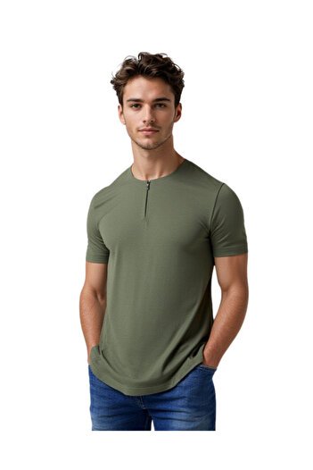 AWESOME STYLE GIFTS Cotton Luxe Tee - KHAKI