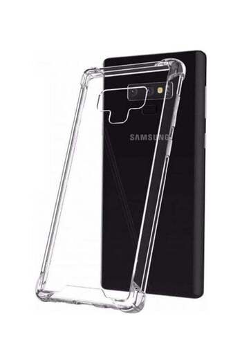 Generic For Samsung Galaxy Note 9 Crystal TPU Bumper Cushion Cover with Reinforced Corners Anti-scra