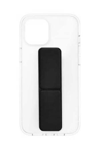 Generic Protective cover with a finger grip stand for iPhone 11 transparent with a black stand
