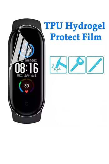 Generic 3 pieces Cameroon Transparent Watch Protector for Xiaomi Mi Band 6