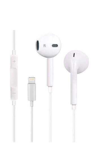 Generic In-Ear Earphones With Lightning Connector White