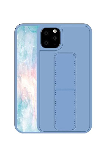 Generic Protective Case Cover With Wristband Holder For Apple iPhone 11 Pro Max Blue