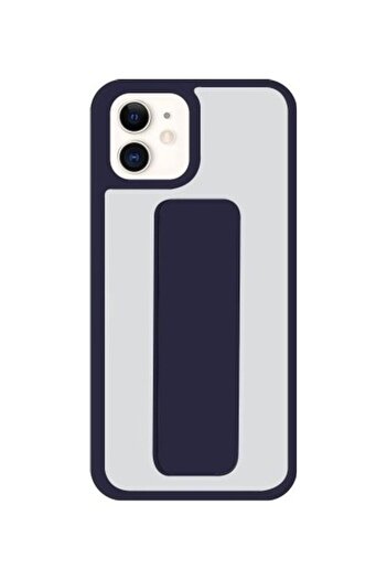 Generic Apple iPhone 12 Case Cover with Handgrip - Dark Blue