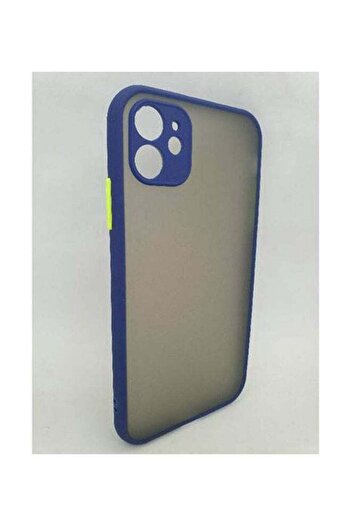 Generic Iphone 11 Silicone Cover With Soft Edges & Camera Protection Blue