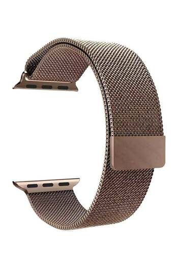 Generic Replacement Band With Screen Protector For Apple Watch Series 3/2/1 Rose Gold