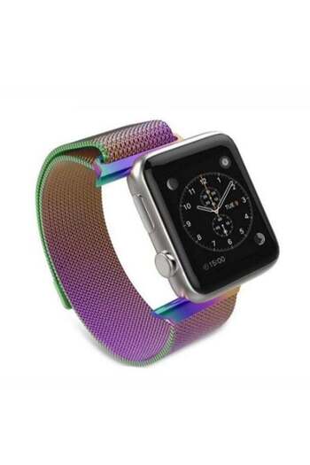 Generic Milanese Loop Mesh Stainless Steel Band For Apple iWatch 4