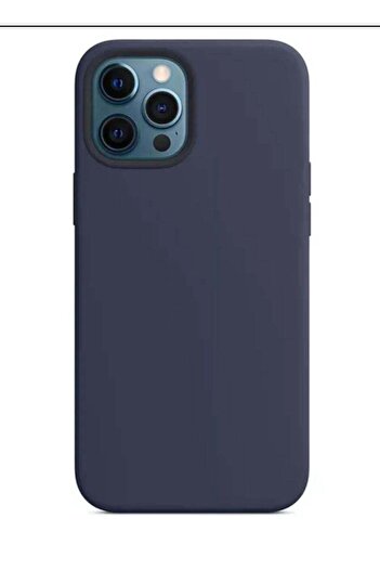 Generic Flexible and modern silicone case for iPhone 14Pro Max dark navy color
