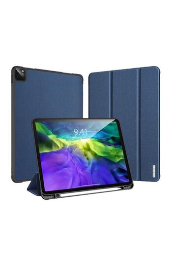 Generic Protective case cover for Apple iPad Pro 12.9 with Apple Pencil Holder, Navy