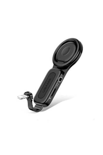 Generic Dual Ring Adapter Charger For iPhone Black
