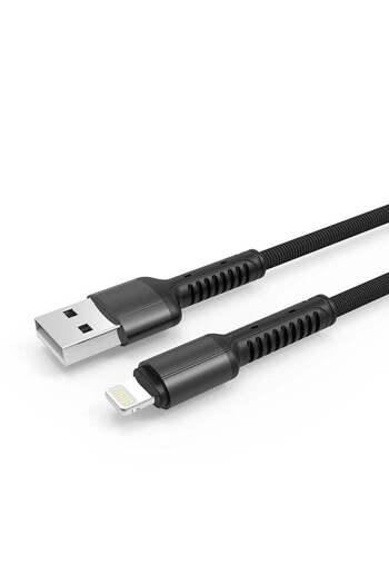 LDNIO Lightning To USB Data Sync And Charging Cable Black
