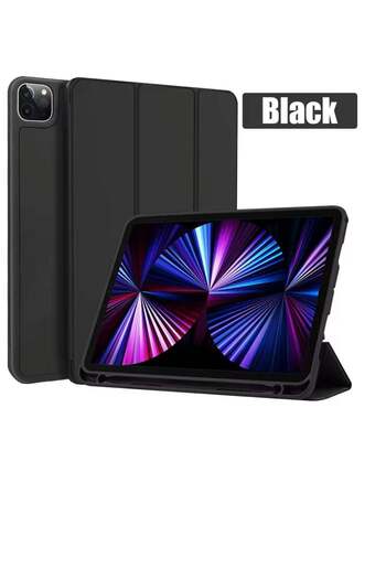 Generic iPad Pro 13 (2024) case with pen holder black