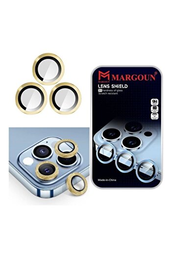 Margoun iPhone 14 Pro Camera Lens Shield Protector 9H Tempered Glass Scratch Resistant HD Lens Shiel